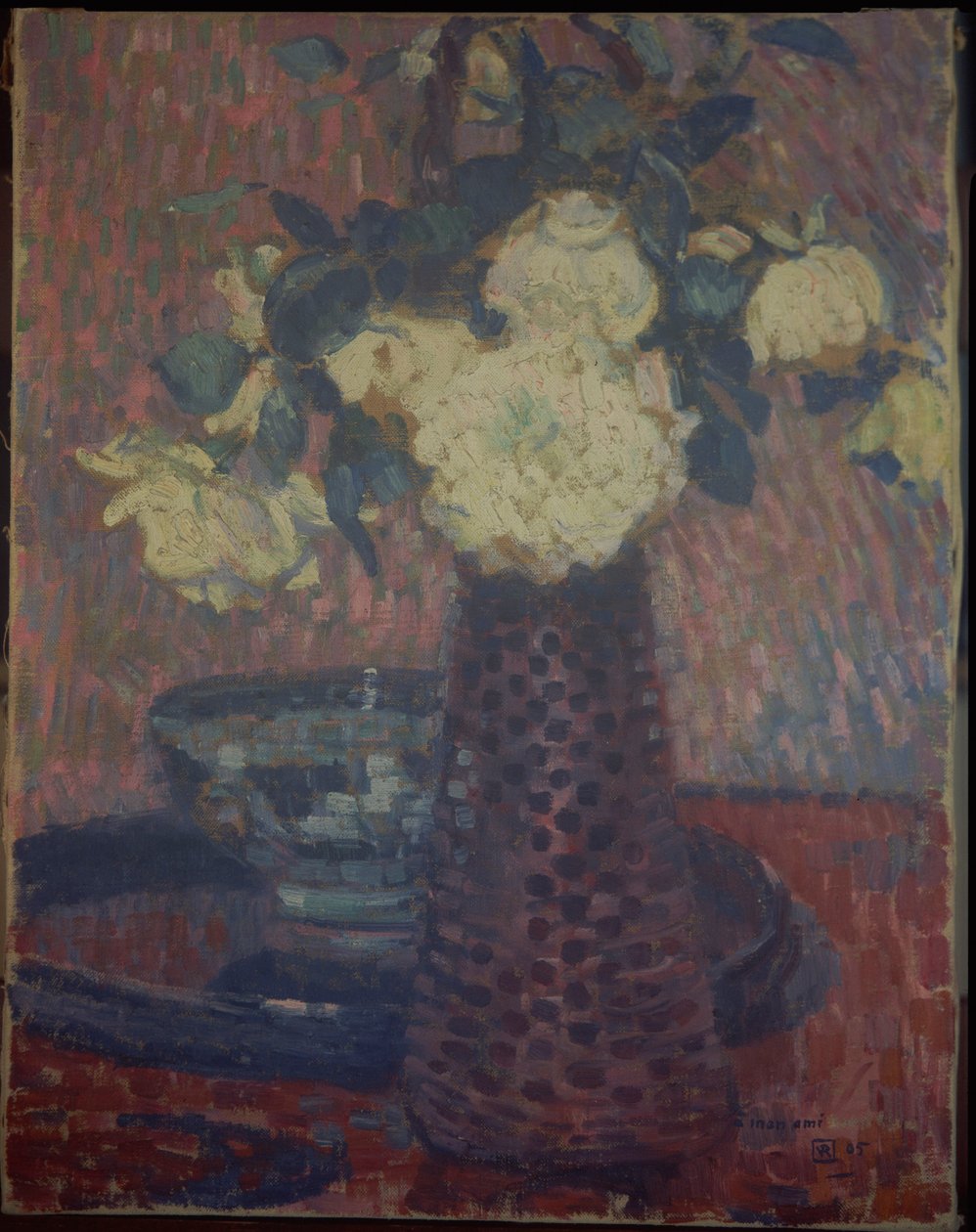 Buket blomster, 1905 af Théo van Rysselberghe
