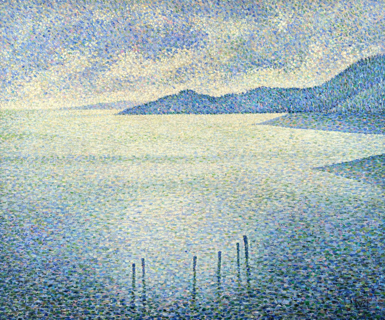 Kystscene, ca. 1892-1893 af Théo van Rysselberghe