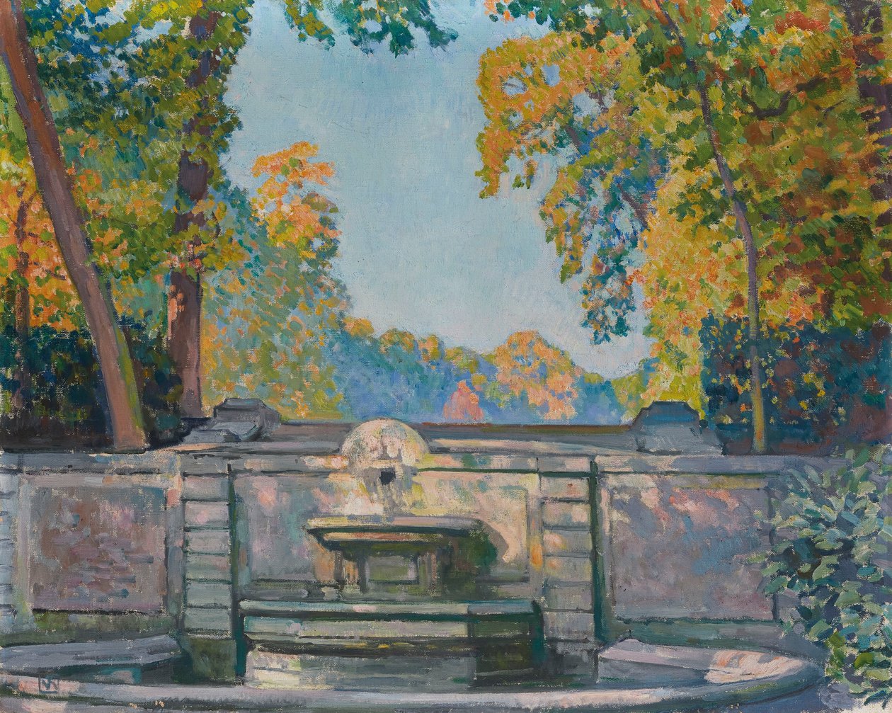 Springvand, ca 1917-1922. af Théo van Rysselberghe
