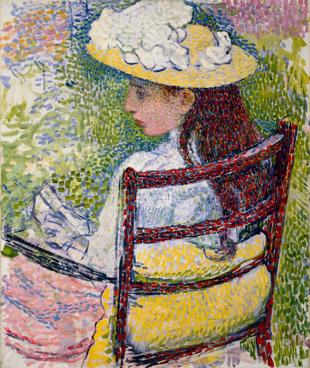 Jeanne Pissarro, 1895 af Théo van Rysselberghe