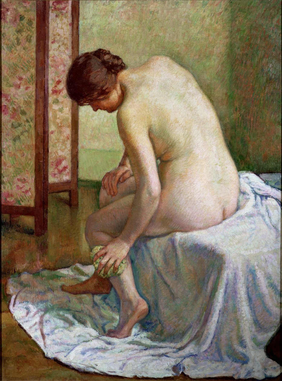 Bademanden af Théo van Rysselberghe