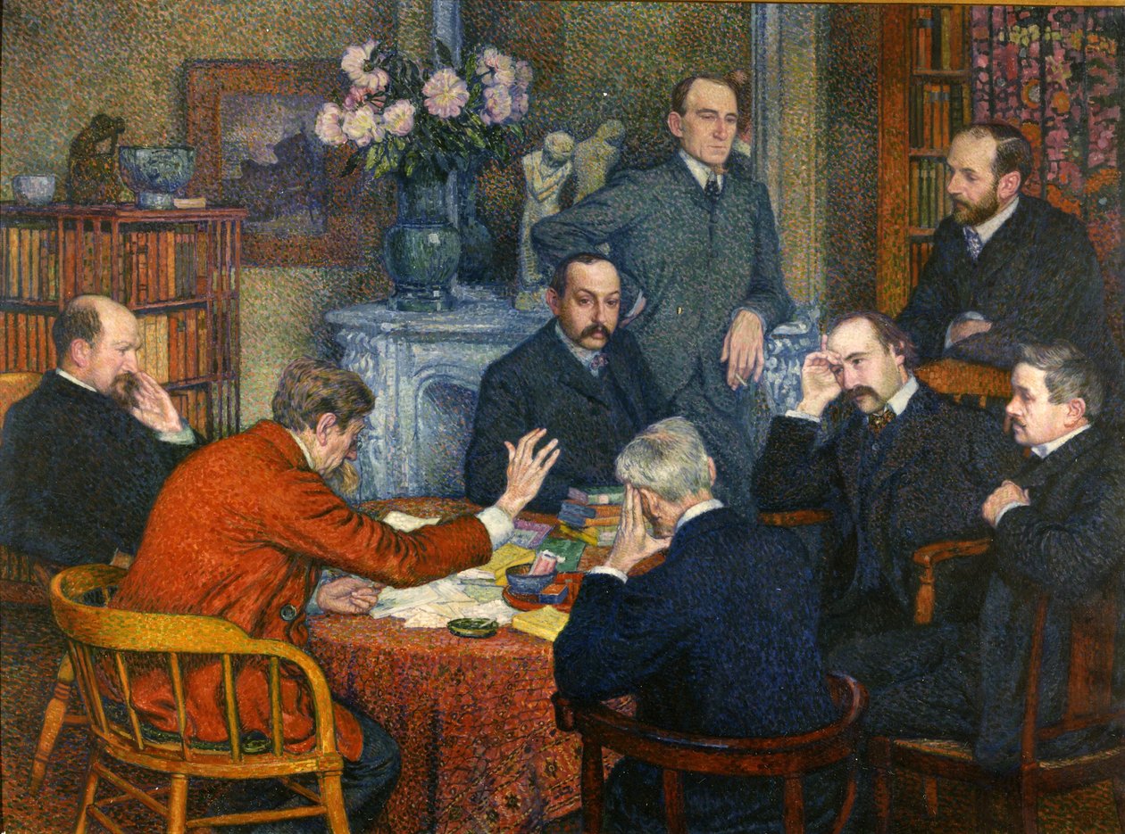 Foredraget af Emile Verhaeren, 1903. af Théo van Rysselberghe