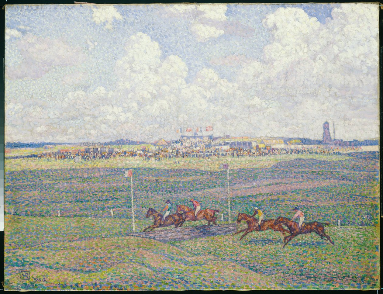 Væddeløbsbanen i Boulogne-sur-Mer af Théo van Rysselberghe