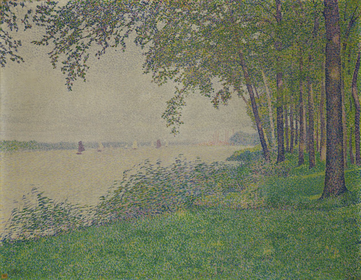 Sejlbådene, 1892 af Théo van Rysselberghe