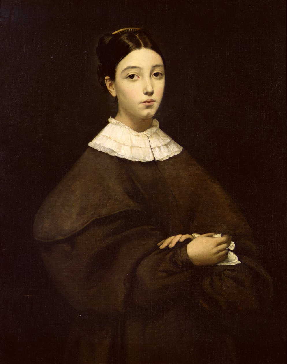 Aline Chasseriau (1822-71) 1835 af Théodore Chassériau