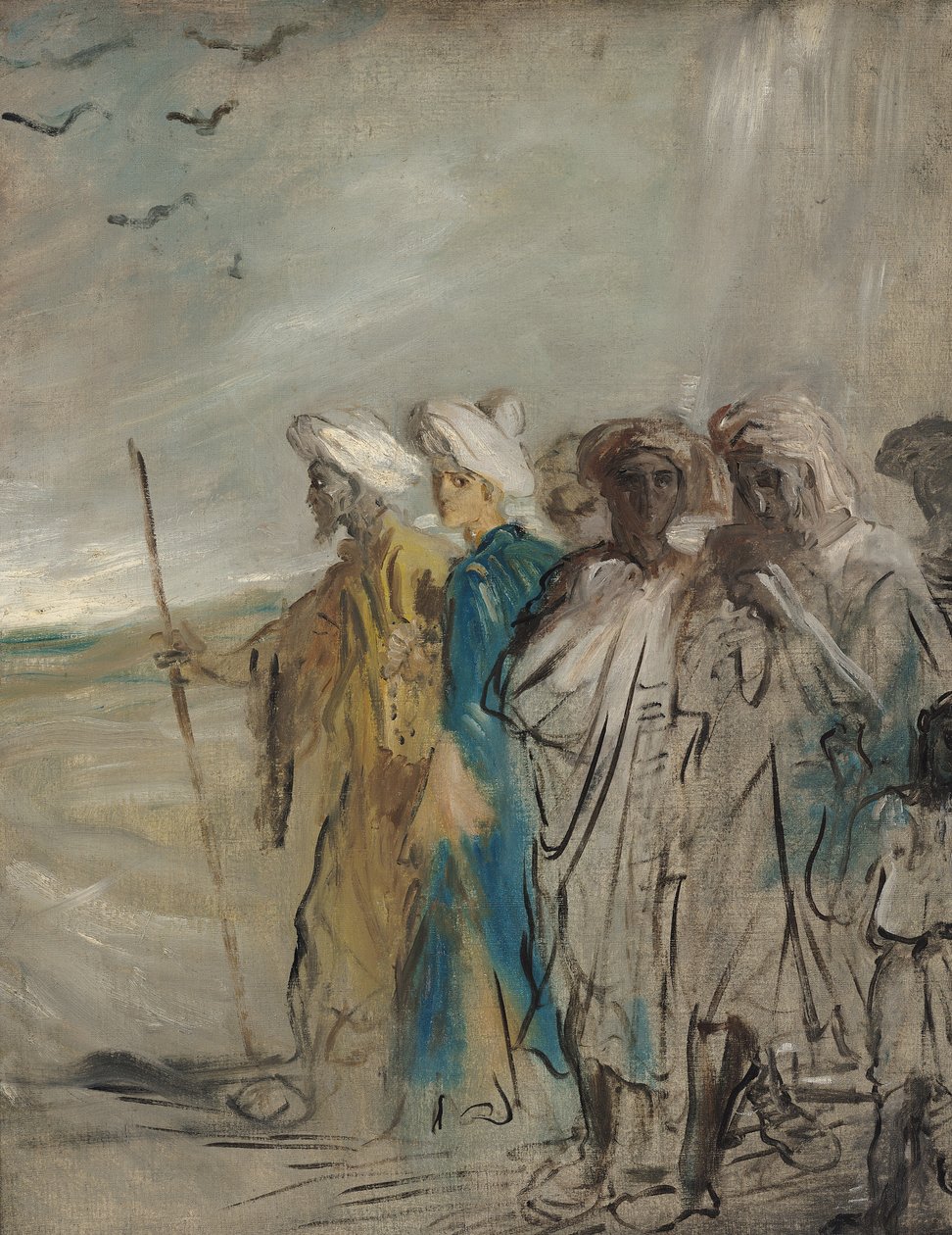 Gruppe af arabere eller Joseph solgt af sine brødre af Théodore Chassériau