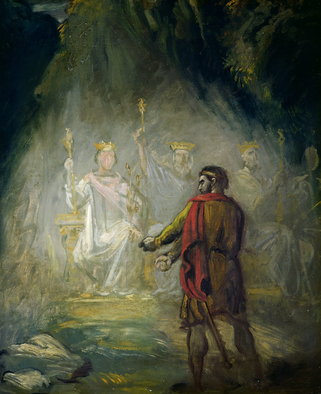 Macbeth af Théodore Chassériau