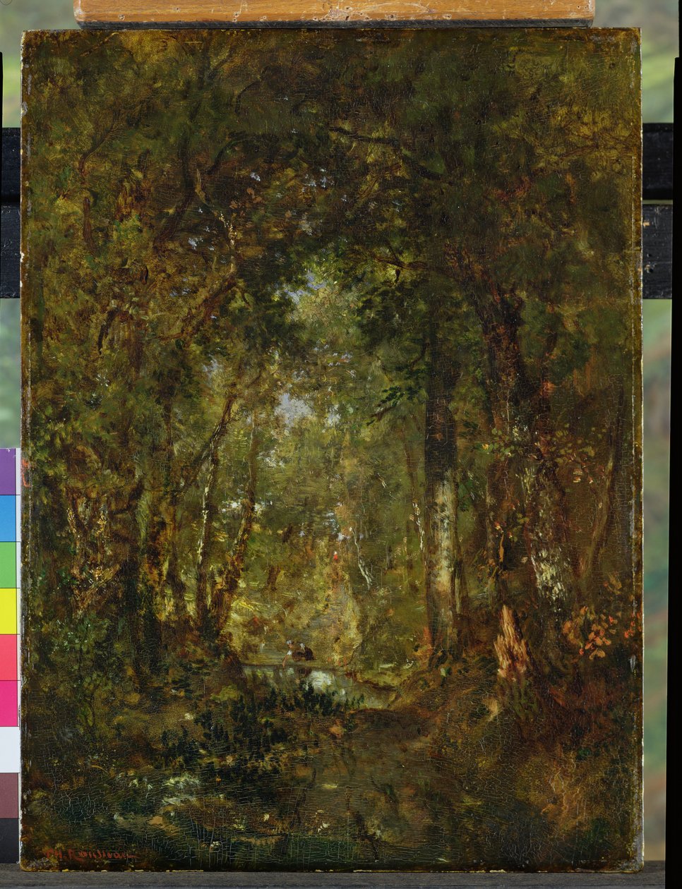 I skoven ved Fontainebleau af Pierre Etienne Theodore Rousseau