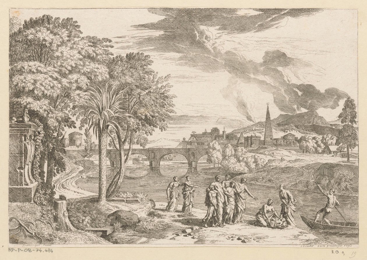 Moses er fundet Suite de Paysages (serietitel) af Théodore