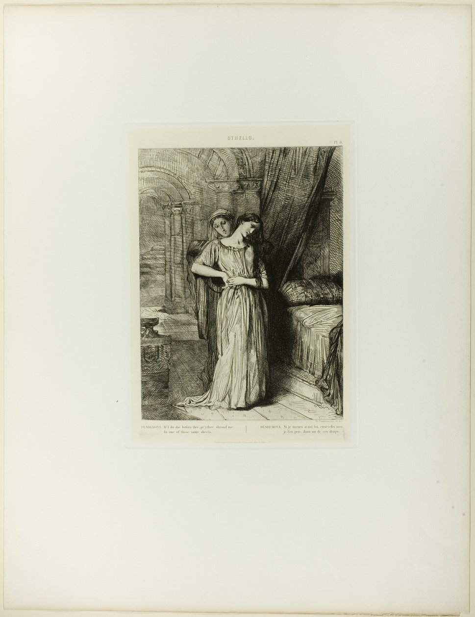 If I Do Die Before You, tallerken otte fra Othello af Théodore Chassériau