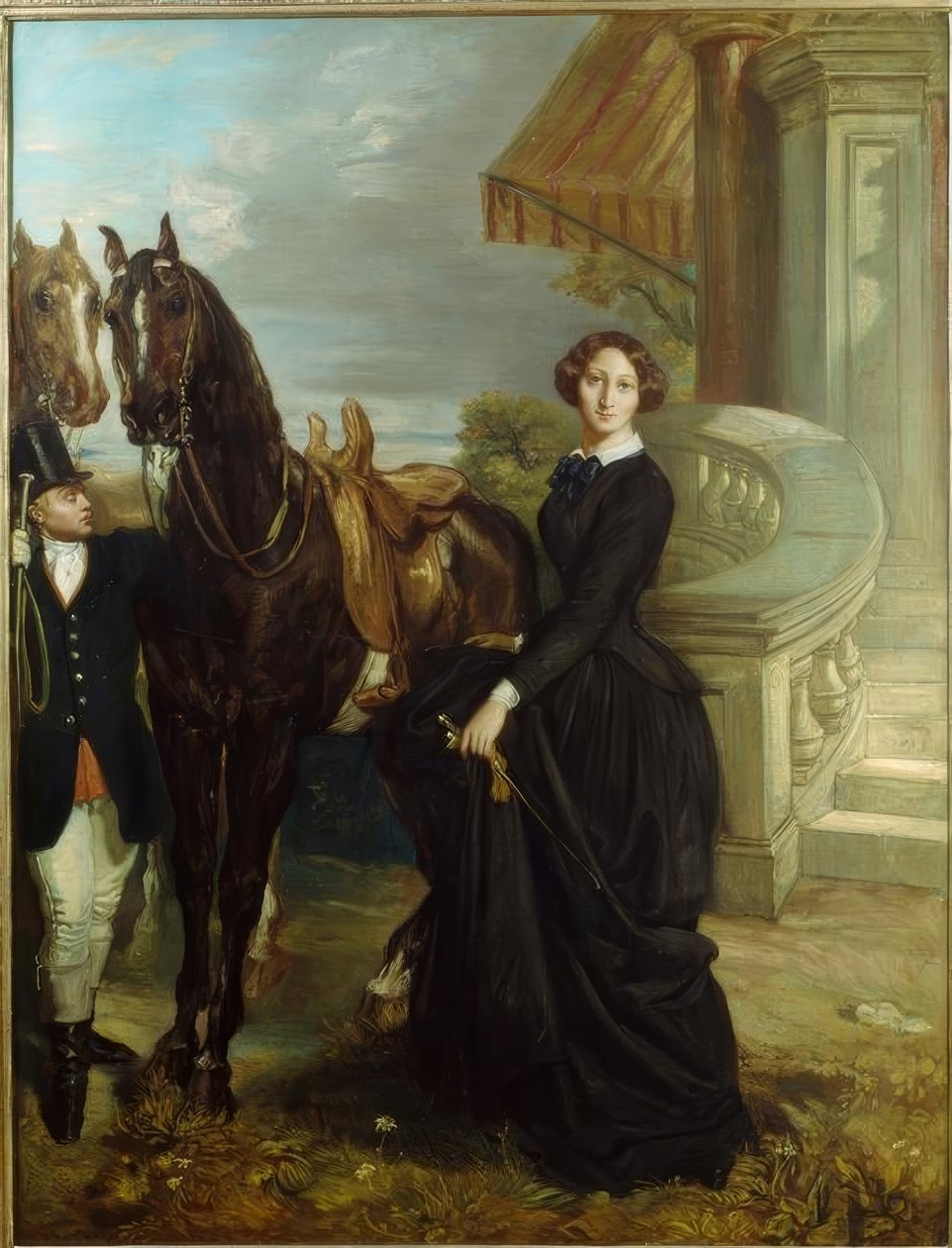 Portræt af grevinden af ​​Ranchicourt af Théodore Chassériau