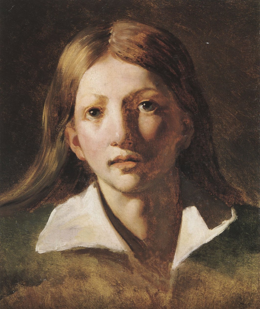 Portrætstudie af en ung mand af Theodore Gericault