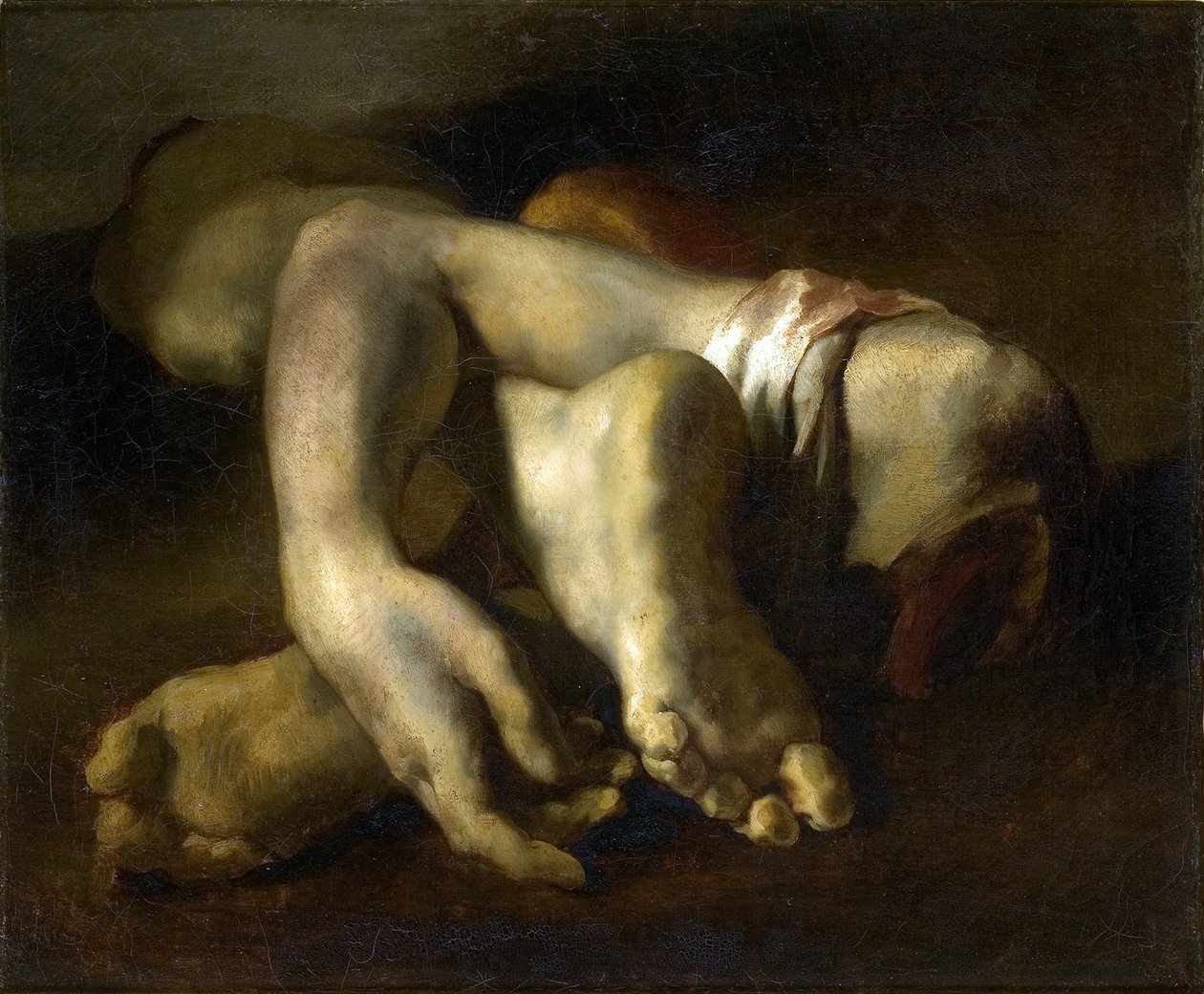 Undersøgelse af fødder og hænder af Theodore Gericault