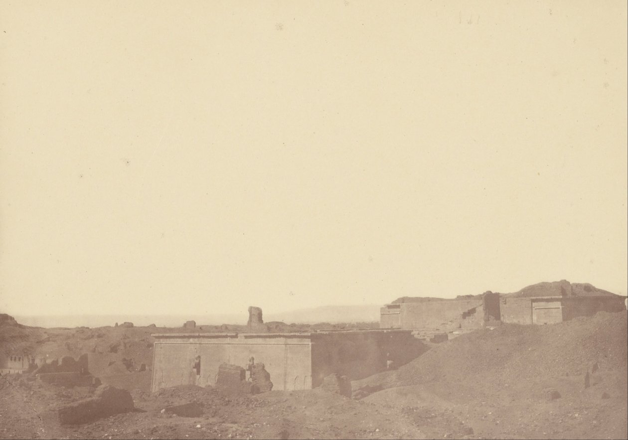 (Oversigt over Edfu -templet) af Théodule Devéria