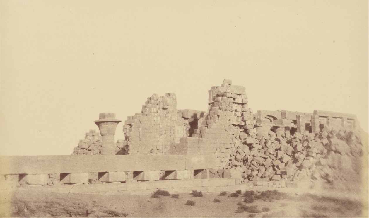 (Thothmes III Covered Walk, Karnak) af Théodule Devéria