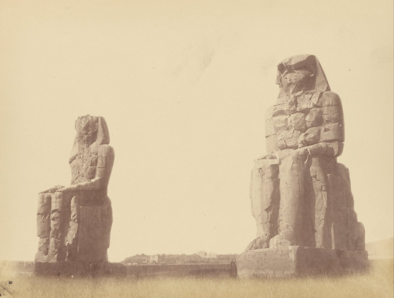 Kolossen af Memnon af Théodule Devéria