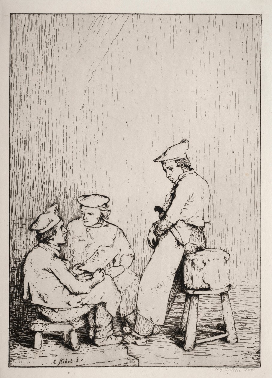 Kortet. af Auguste Theodule Ribot