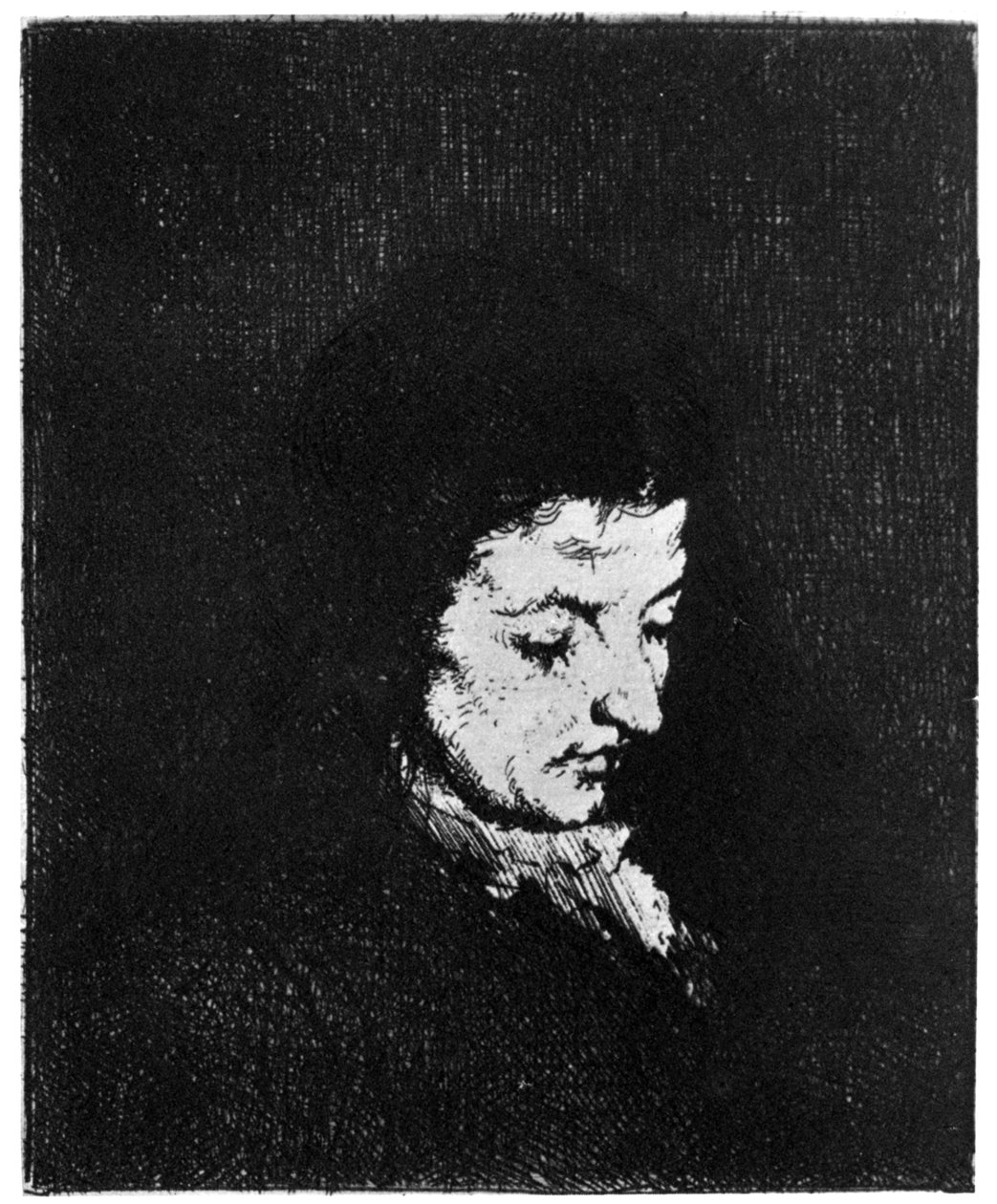 Bondekvinde, bonde, c1840-1890 1924 af Auguste Theodule Ribot
