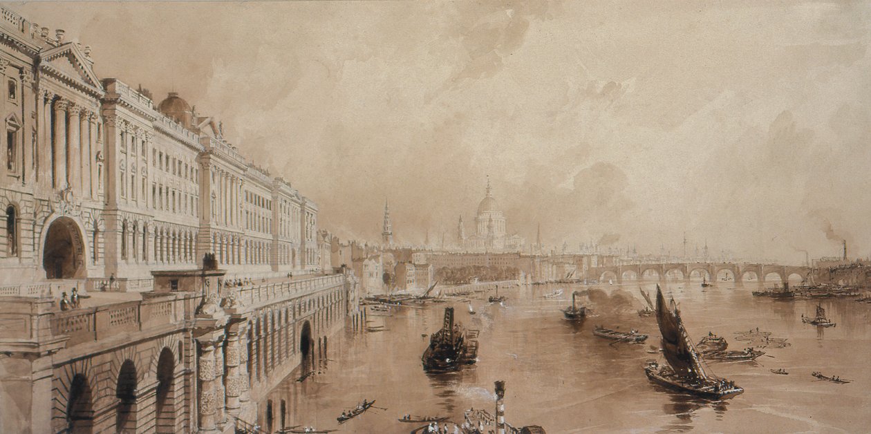 Somerset hus af Thomas Allom