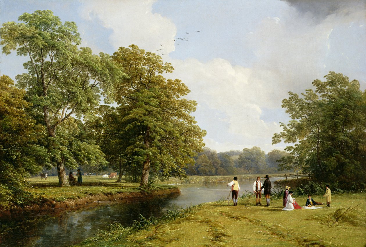 En picnic i Stoneleigh Park af Thomas Baker