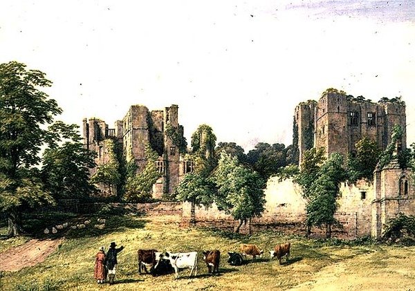 Ruinerne af Kenilworth Castle af Thomas Baker