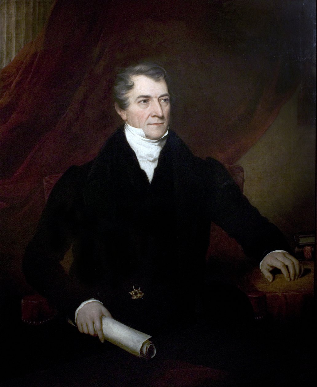 Lord Denman, ca. 1831-33 af Thomas Barber