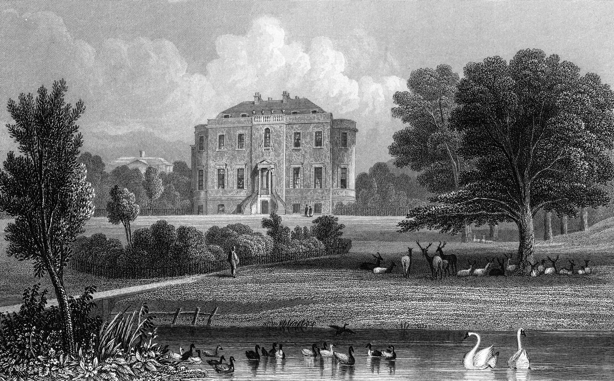 Wivenhoe Park, Essex, 1835 af Thomas Barber