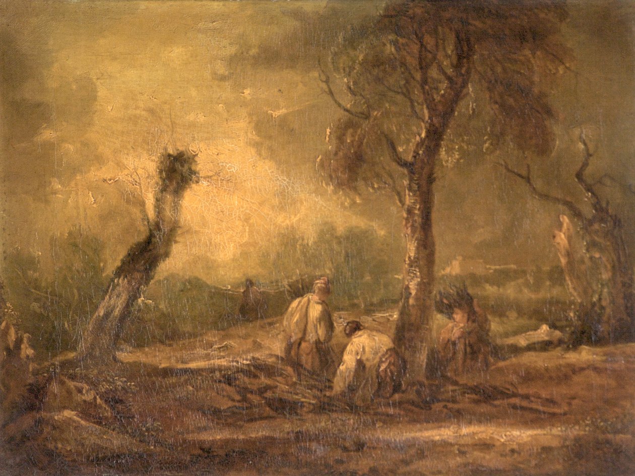 Træskærerne af Thomas Barker of Bath