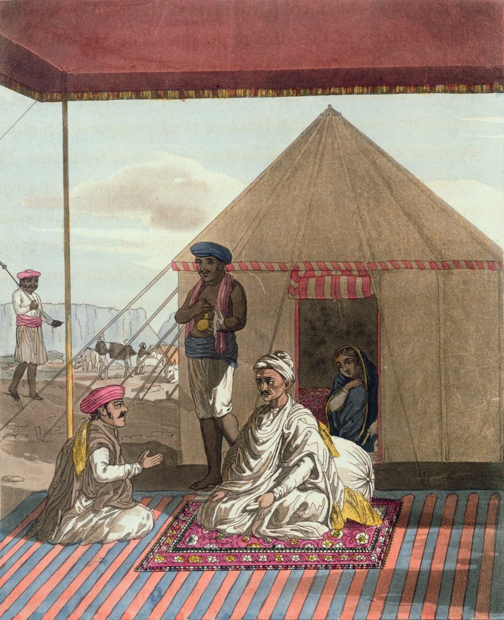 A Mahratta Pandit og hans familie, fra 