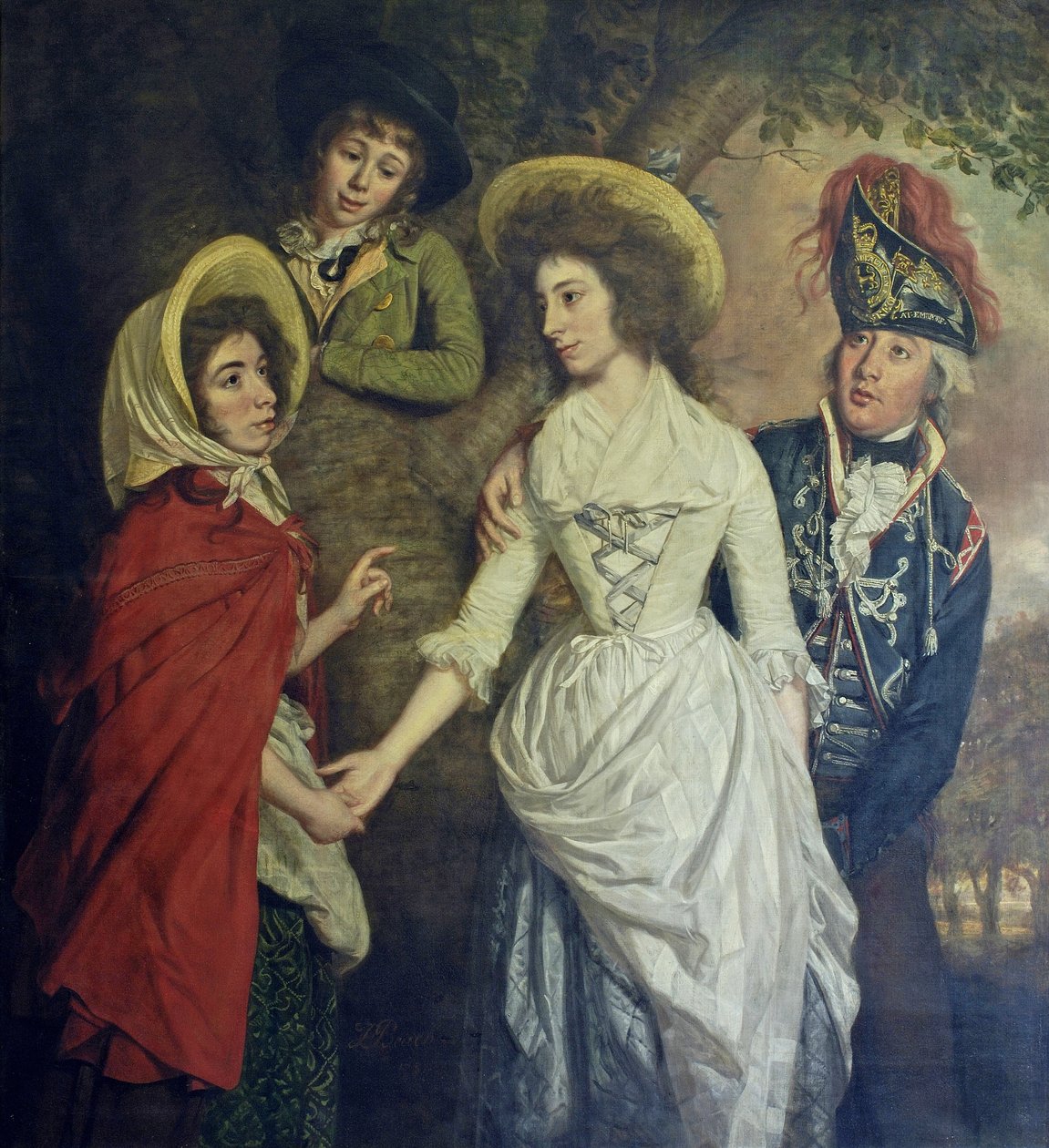 Familien Stapleton, 1789 af Thomas Beach