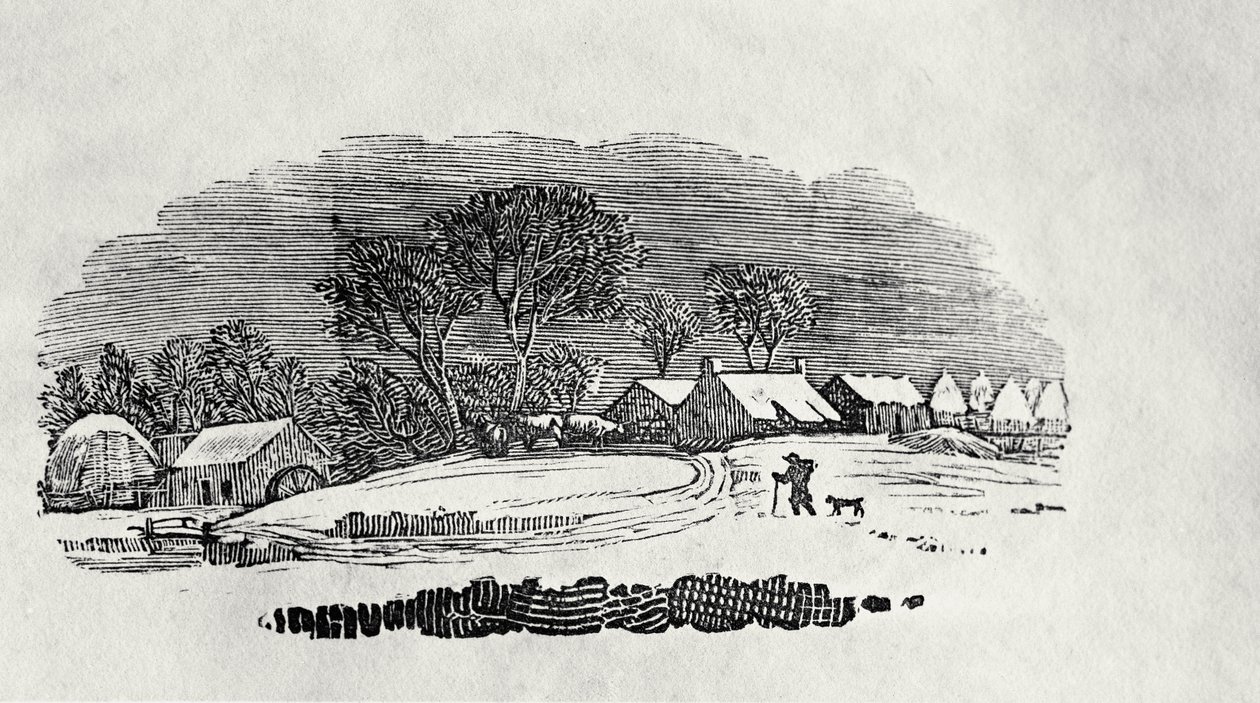 Afslutningsstykke, slutningen af det 18. eller begyndelsen af det 19. århundrede (trægravering) af Thomas Bewick