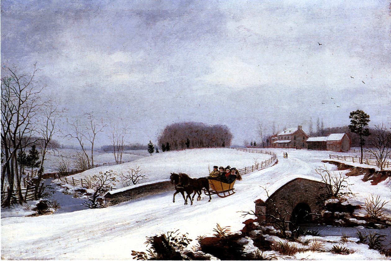 Kane om vinteren, 1832 af Thomas Birch