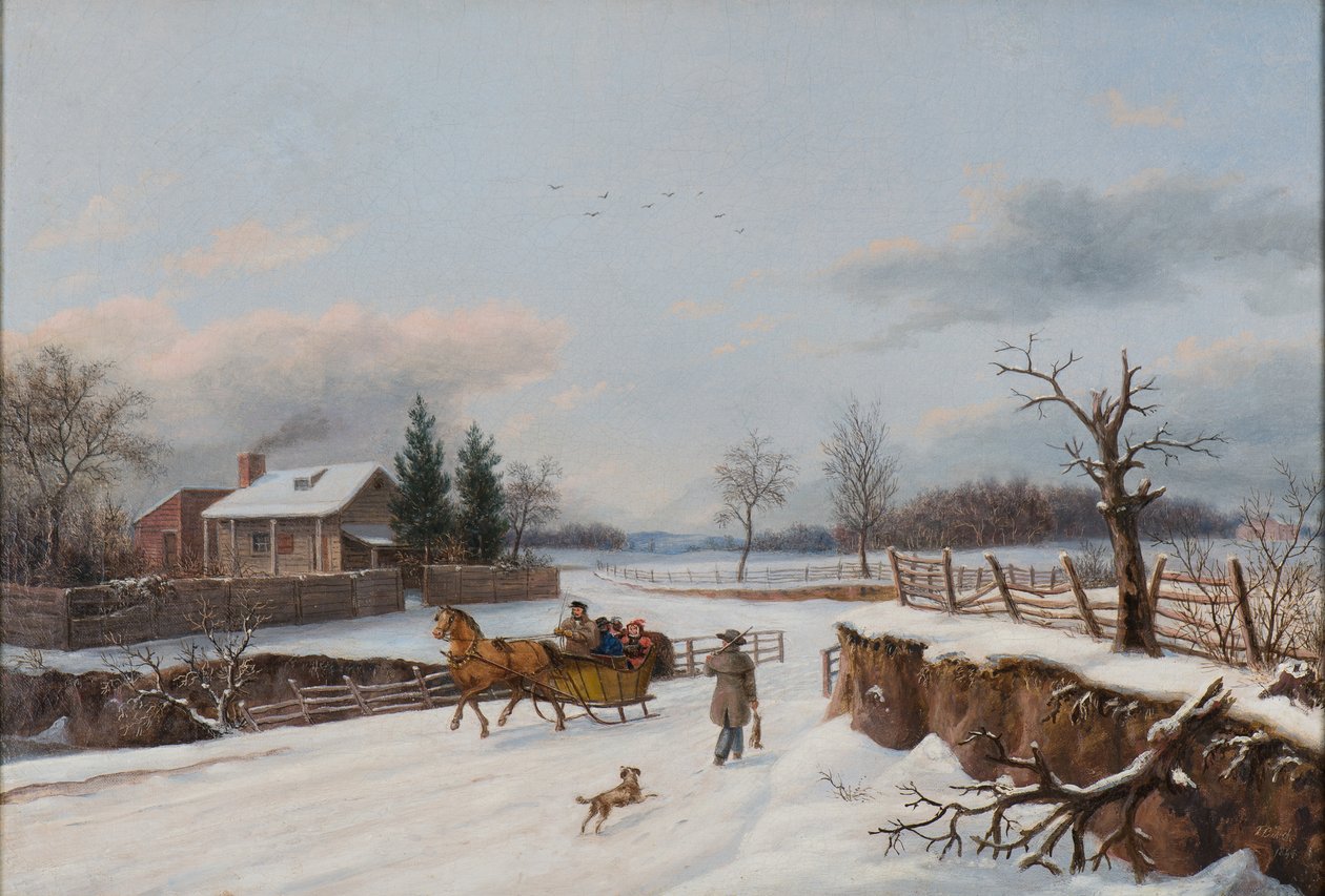 Kanescene nær Philadelphia, 1841 af Thomas Birch