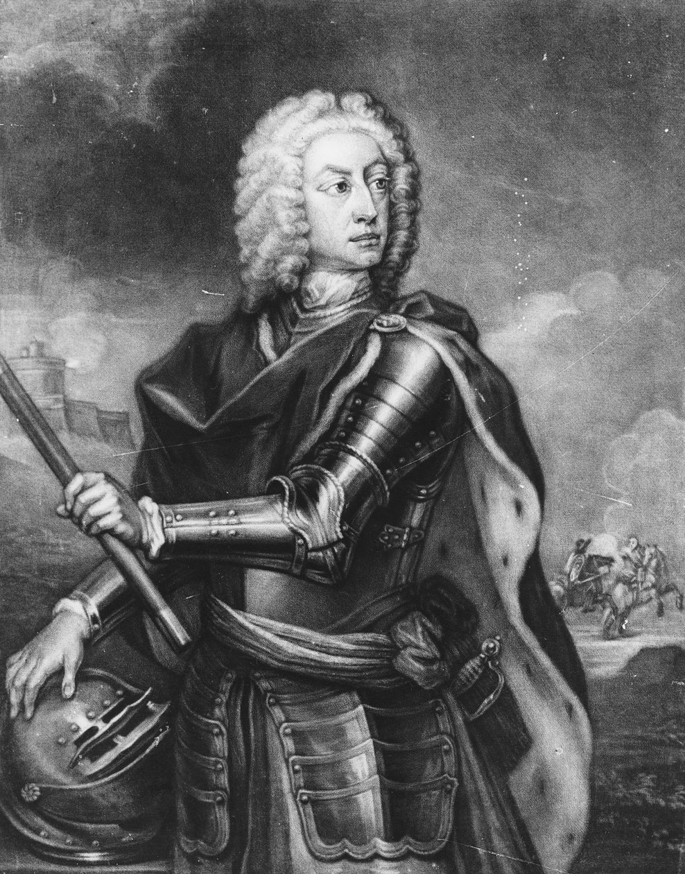 James Oglethorpe, 1741 (mezzotint) af Thomas Burford