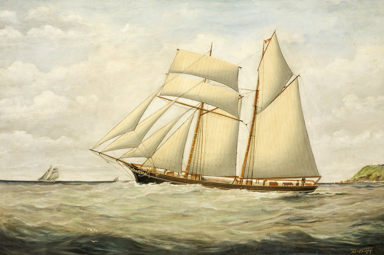 Skonnert Saltram, 1890-1900 af Thomas Chidgey