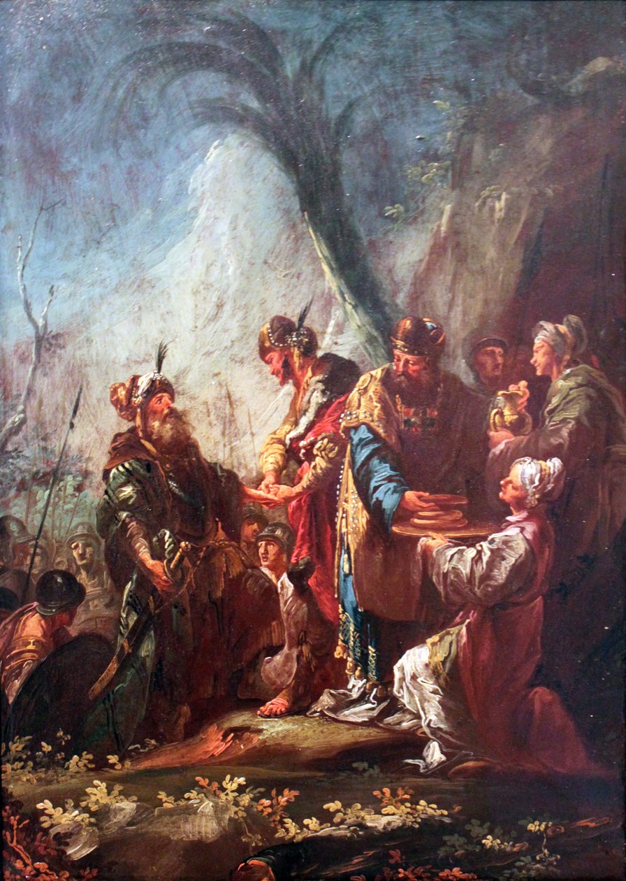 Abraham og Melkisedek af Thomas Christian Wink