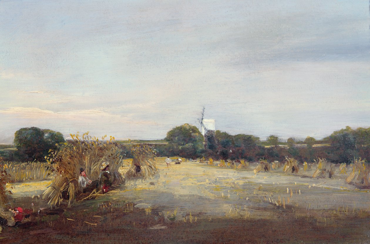 Sommerhøst nær Henglesbury Head af Thomas Churchyard