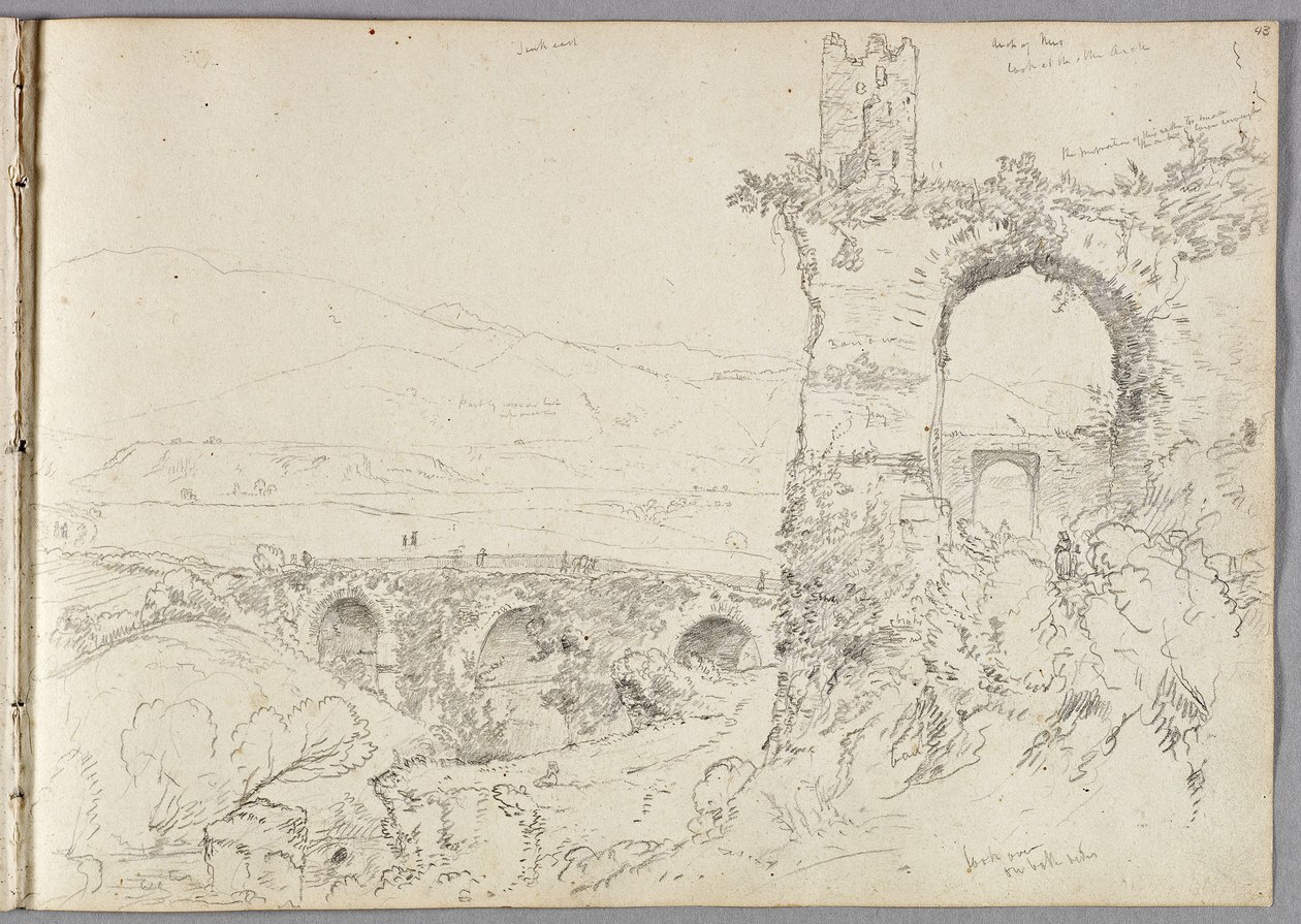 En udsigt nær Tivoli (morgen) 1832 af Thomas Cole