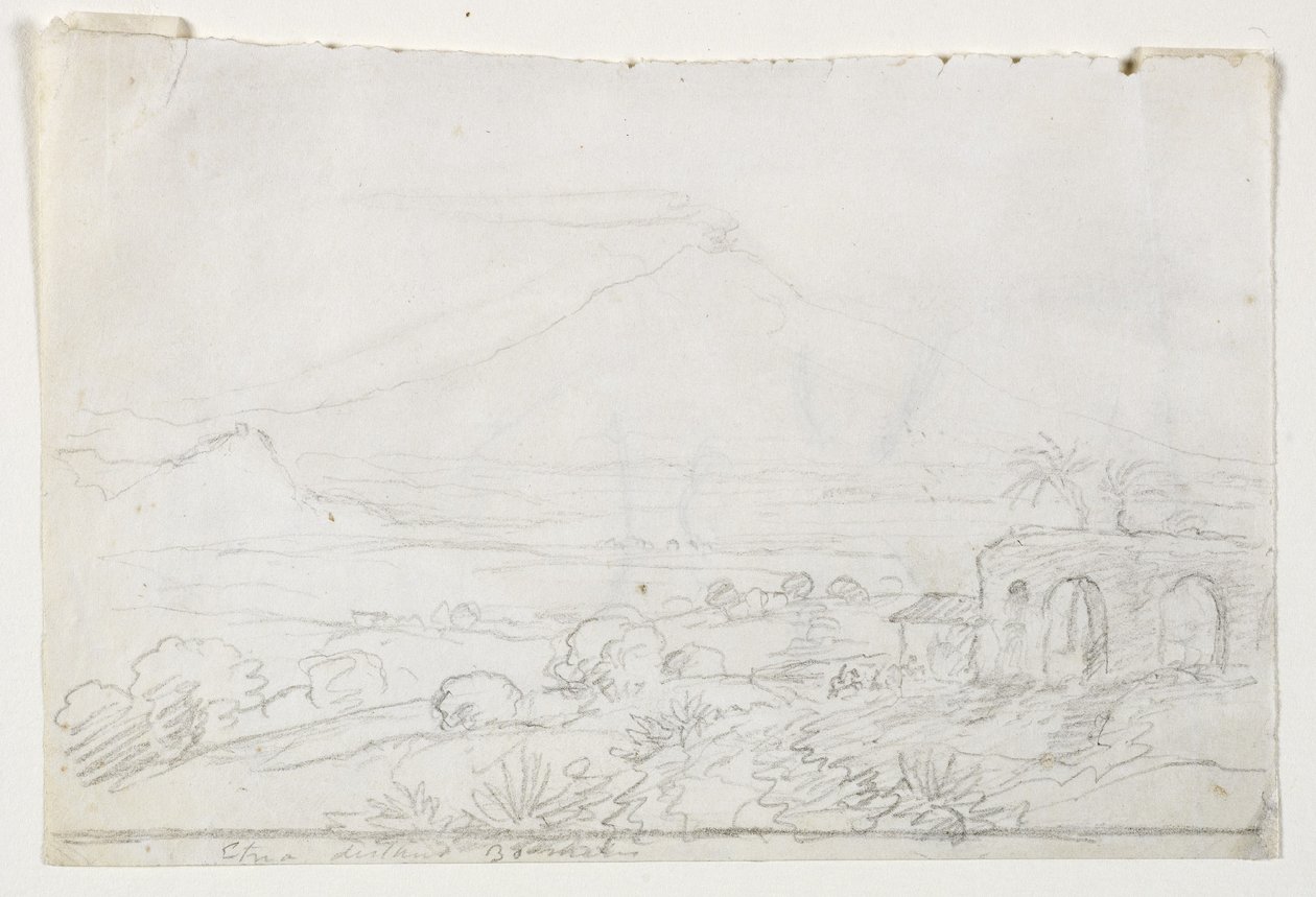 Aetna fra en afstand af tredive mil, 1842 af Thomas Cole