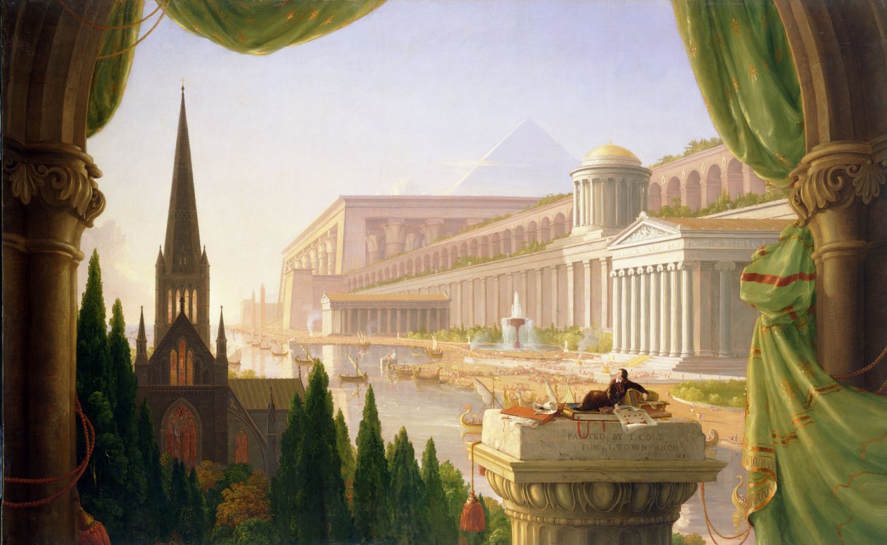 Arkitekter drøm af Thomas Cole
