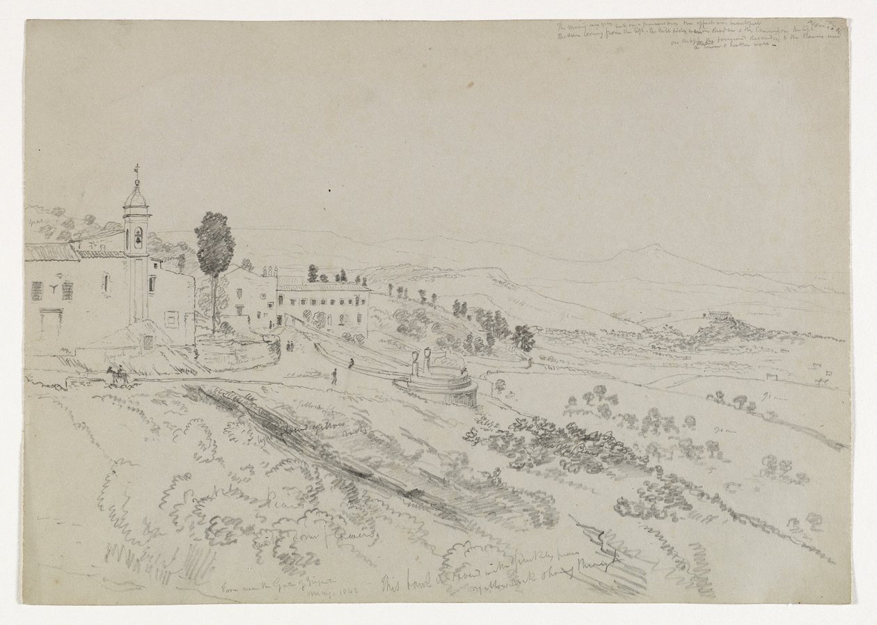 Fra Girgenti-porten, Sicilien, 1842 af Thomas Cole