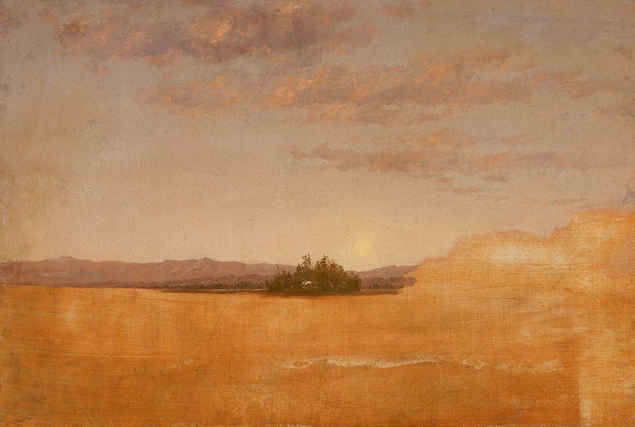 Skitse af landskab af Thomas Cole