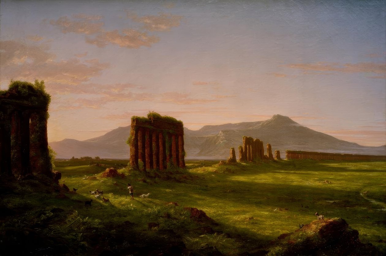 romersk Campagna af Thomas Cole