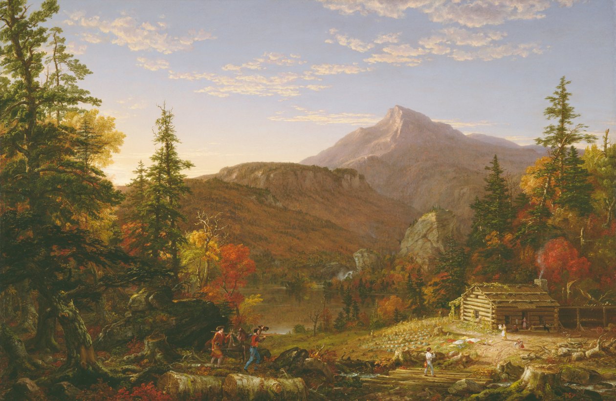 Jægerens tilbagevenden af Thomas Cole