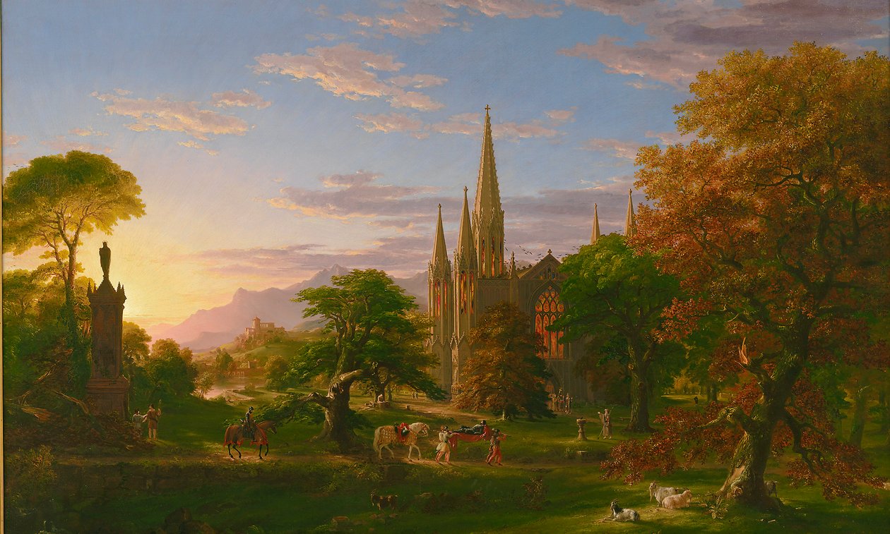 Tilbagekomsten, 1837 af Thomas Cole
