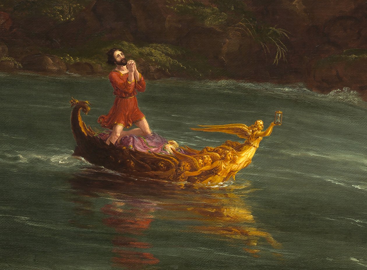 The Voyage of Life: Manhood (detalje) 1842 af Thomas Cole