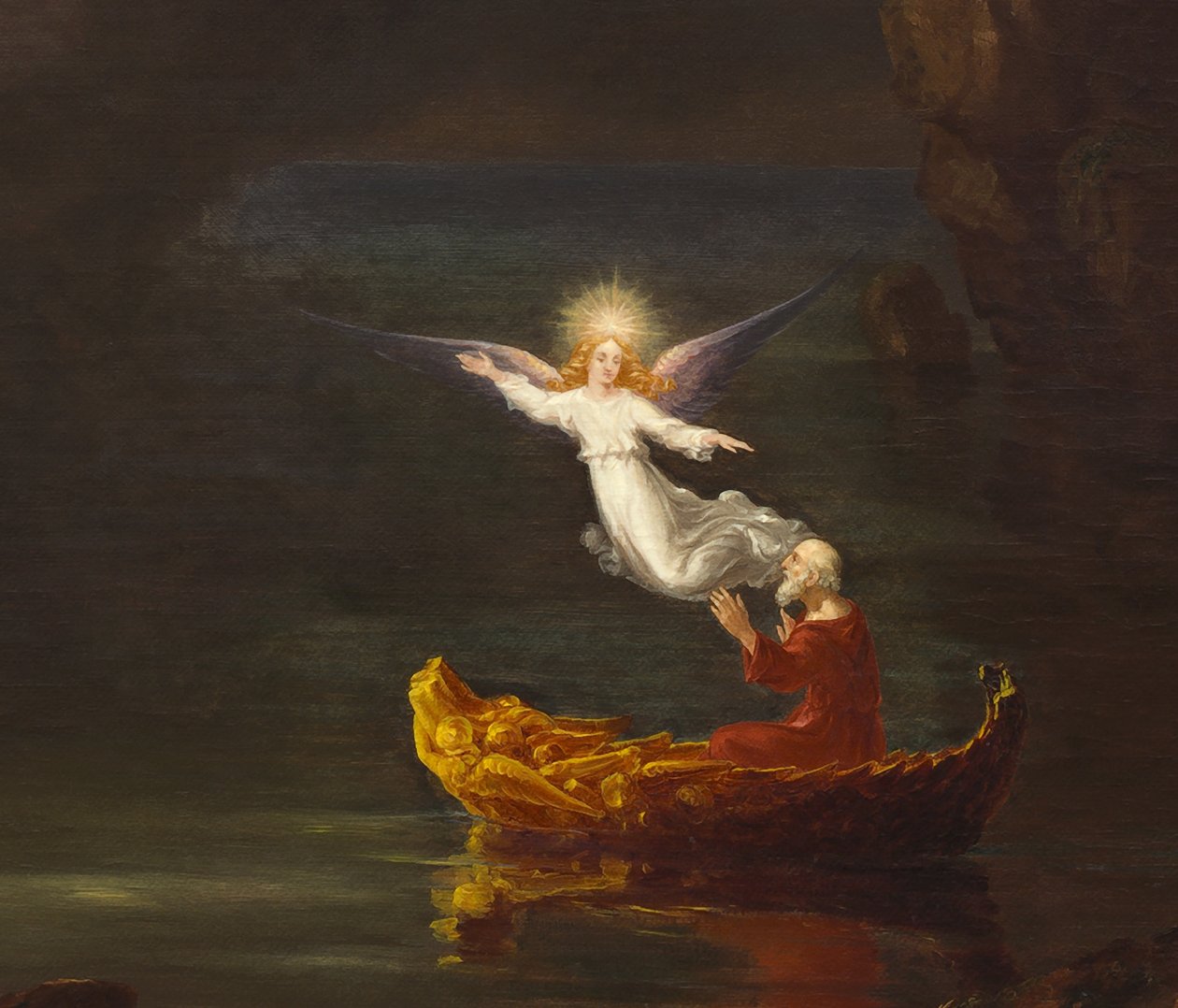Livets rejse: Alderdom af Thomas Cole