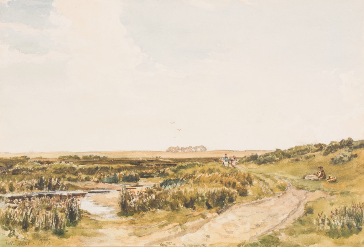 Figurer ved en å, 1885 af Thomas Collier