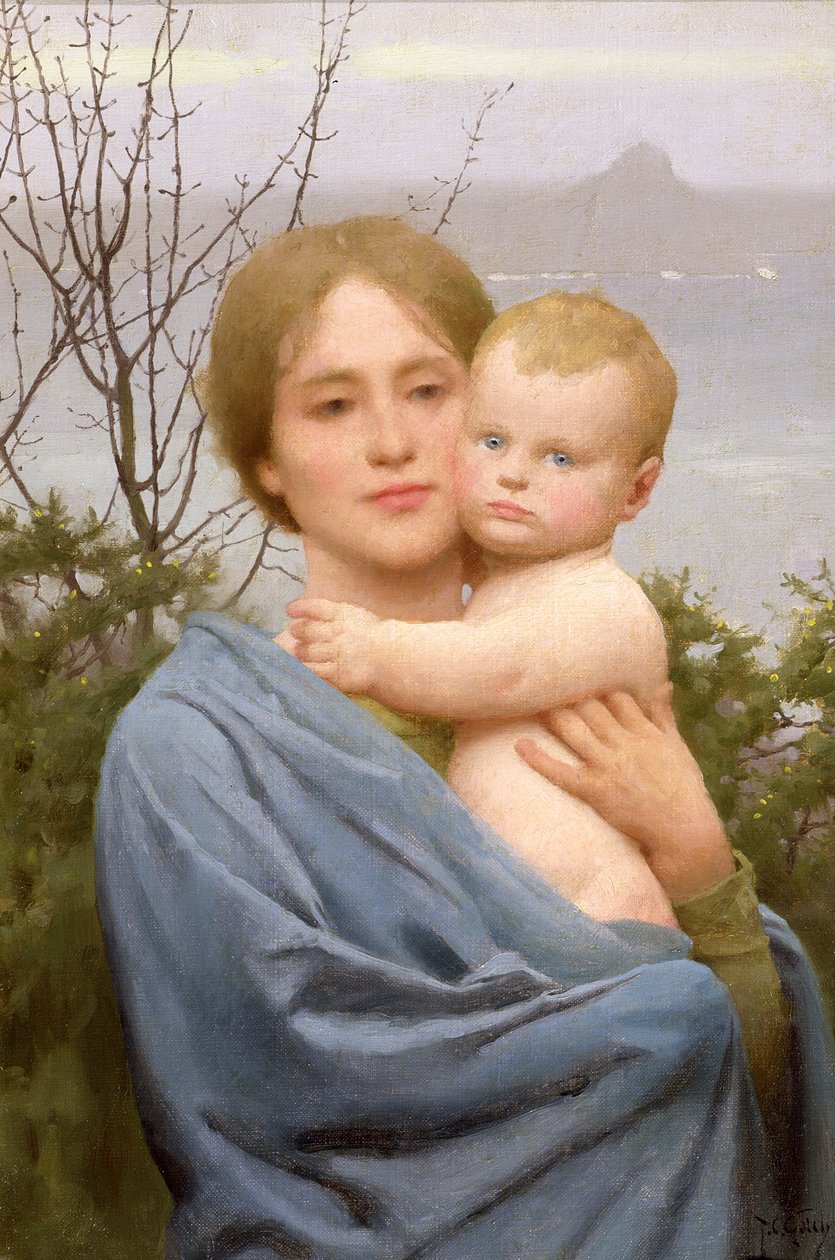 Madonna af Bjerget af Thomas Cooper Gotch