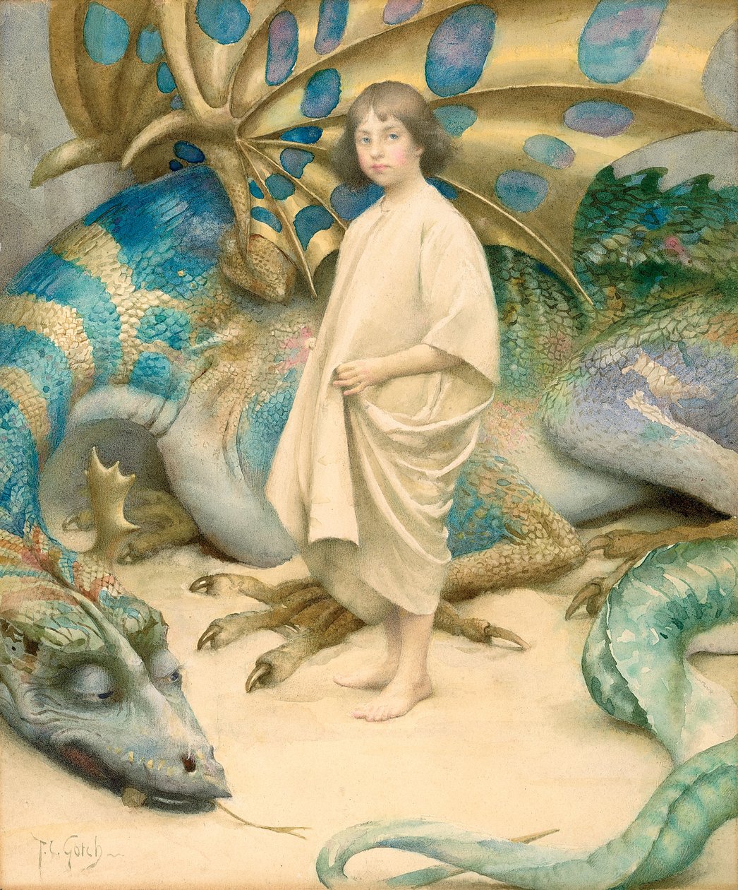 Barnet i Verden af Thomas Cooper Gotch